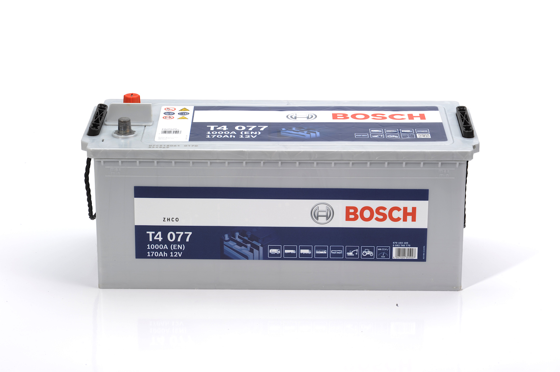 Acumulator BOSCH 170Ah 1000A - 0 092 T40 770