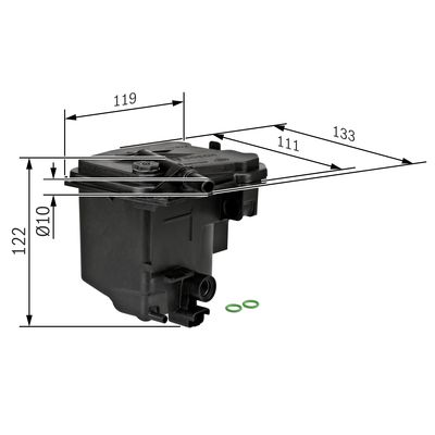 Bosch N 7006 Akaryakıt besleme borusu süzgeci
