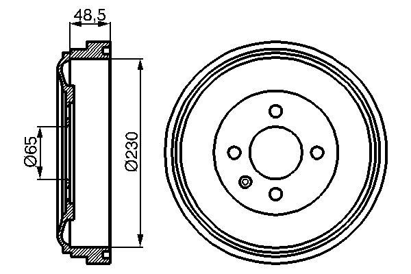 Bosch DB112 Fren tamburu
