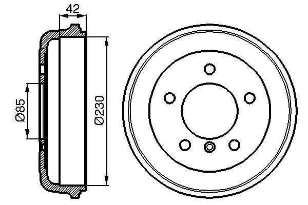 Bosch DB176 Fren tamburu