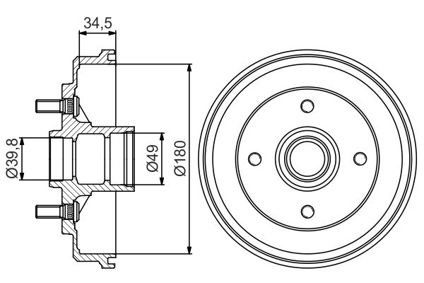 Bosch DB230 Fren tamburu