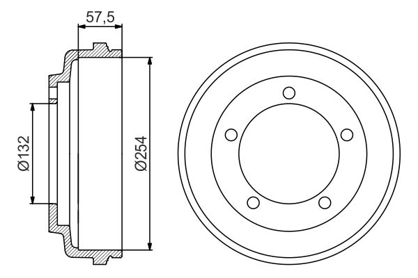 Bosch DB275 Fren tamburu