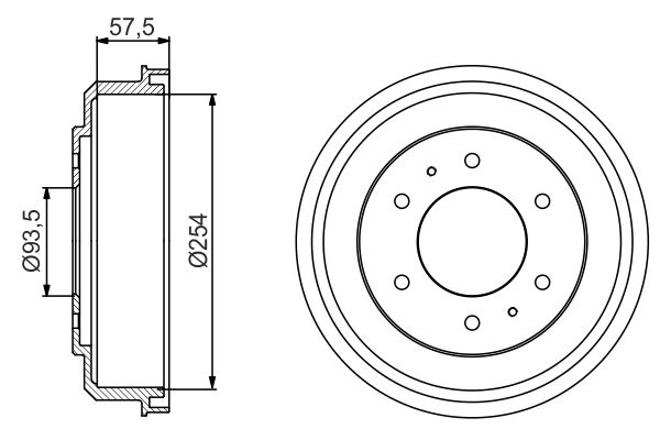 Bosch DB291 Fren tamburu