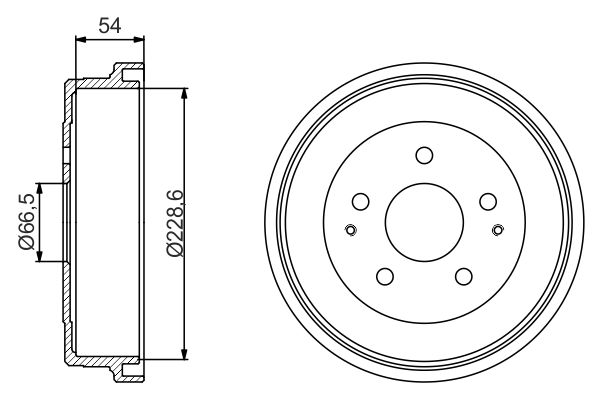 Bosch DB301 Fren tamburu