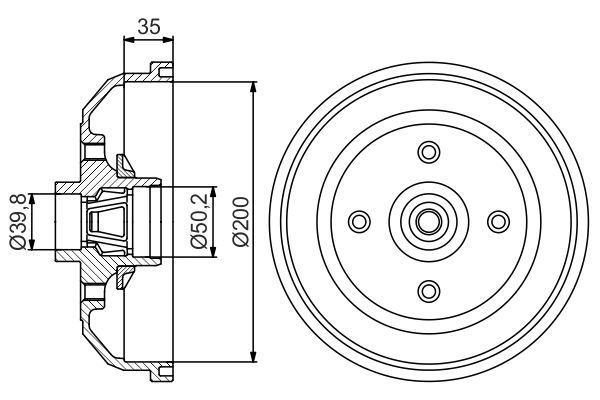 Bosch DB330 Fren tamburu