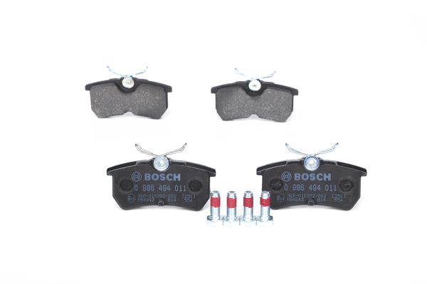 Bosch BP241 Diskli fren balatası seti; arka