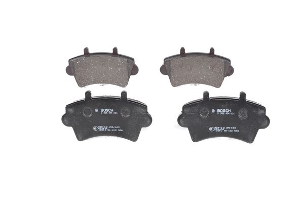 Bosch BP343 Diskli fren balatası seti; ön