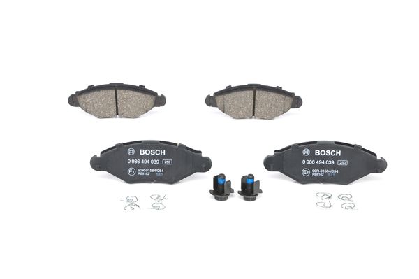 Bosch BP376 Diskli fren balatası seti; ön