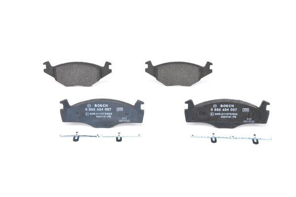 Bosch BP567 Diskli fren balatası seti; ön