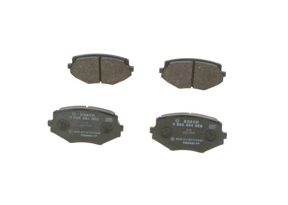 Bosch BP2726 Diskli fren balatası seti; ön