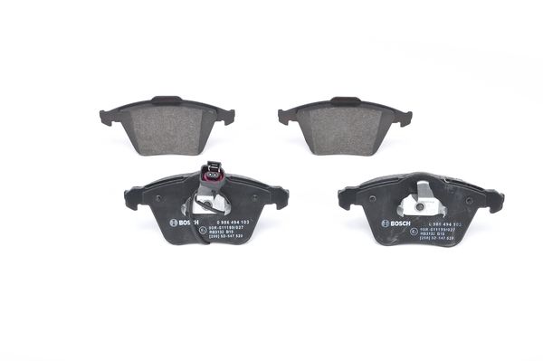 Bosch BP1013 Diskli fren balatası seti; ön