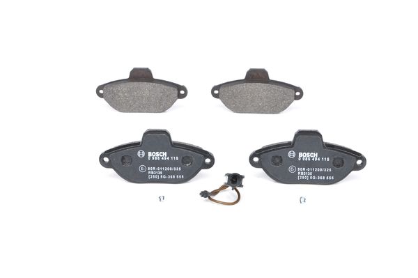 Bosch BP1025 Diskli fren balatası seti; ön