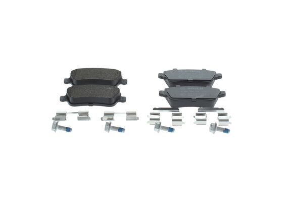 Bosch BP1035 Diskli fren balatası seti; arka