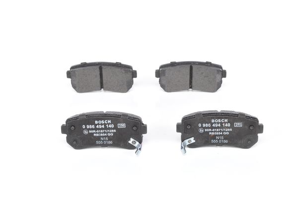 Bosch BP1051 Diskli fren balatası seti; arka
