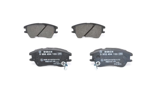 Bosch BP1066 Diskli fren balatası seti; ön