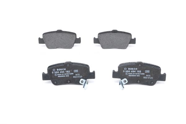 Bosch BP1133 Diskli fren balatası seti; arka