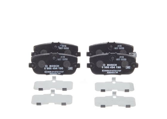 Bosch BP1136 Diskli fren balatası seti; arka