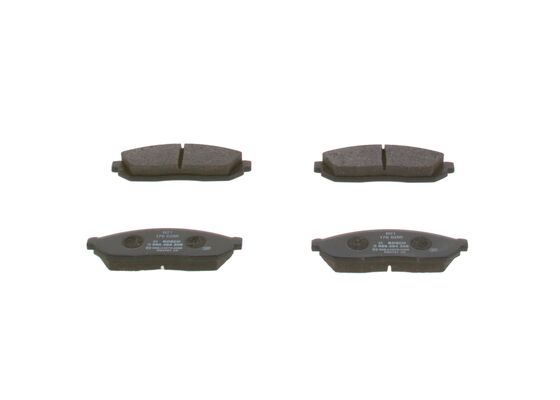 Bosch BP1144 Diskli fren balatası seti; ön