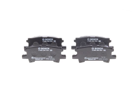 Bosch BP1159 Diskli fren balatası seti; arka