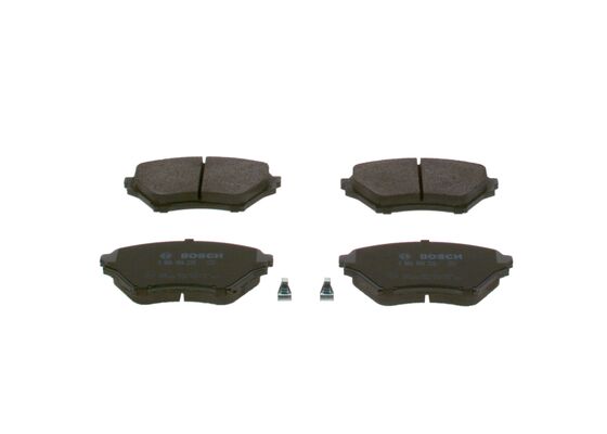Bosch BP1160 Diskli fren balatası seti; ön