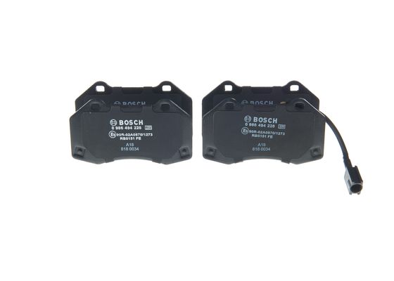 Bosch BP1163 Diskli fren balatası seti; ön