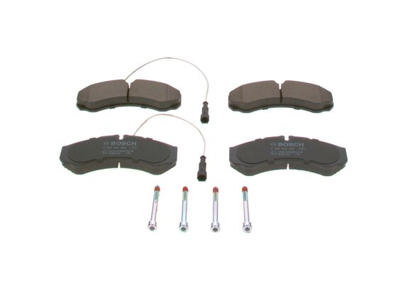 Bosch BP1117 Diskli fren balatası seti; arka