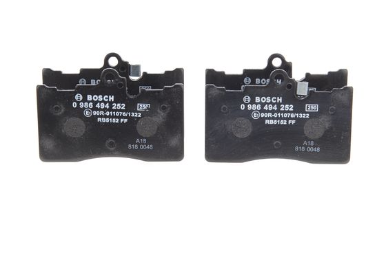 Bosch BP1124 Diskli fren balatası seti; ön