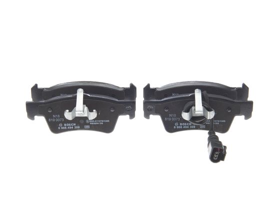 Bosch BP1237 Diskli fren balatası seti; arka