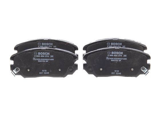 Bosch BP1282 Diskli fren balatası seti; ön