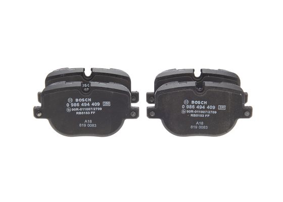 Bosch BP1331 Diskli fren balatası seti; arka
