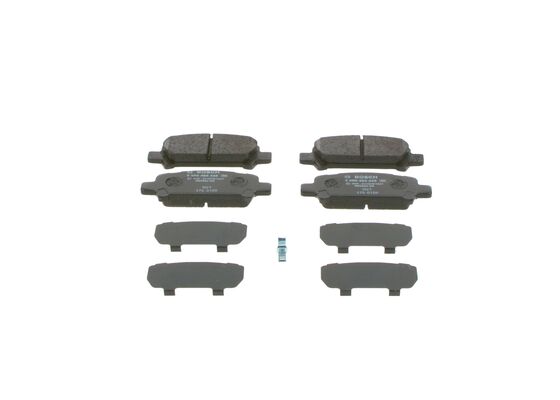 Bosch BP1367 Diskli fren balatası seti; arka