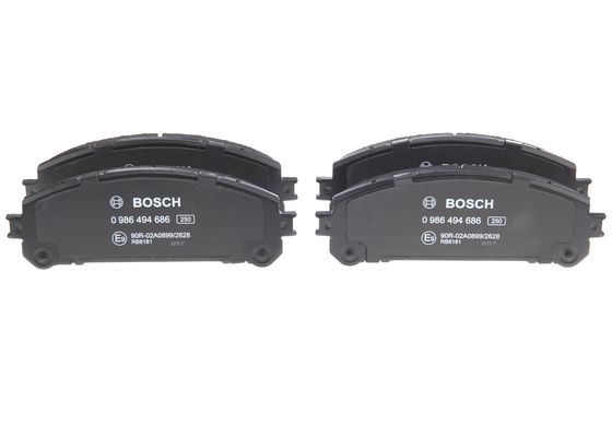 Bosch BP1681 Diskli fren balatası seti; ön