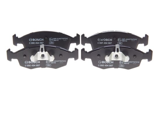 Bosch BP1682 Diskli fren balatası seti; ön