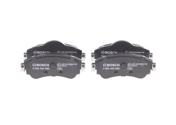 Bosch BP1685 Diskli fren balatası seti; ön