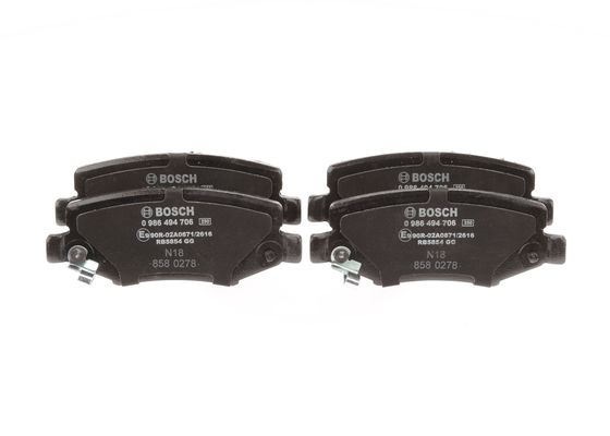 Bosch BP1701 Diskli fren balatası, diskli fren balatası seti