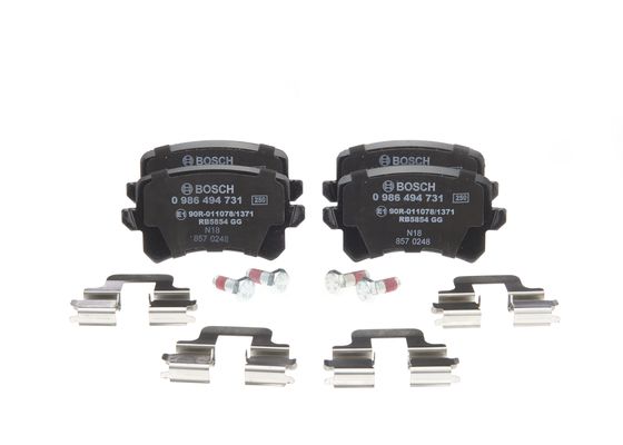 Bosch BP1746 Diskli fren balatası seti; arka
