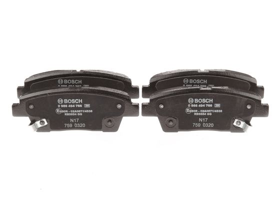 Bosch BP1940 Diskli fren balatası seti; arka
