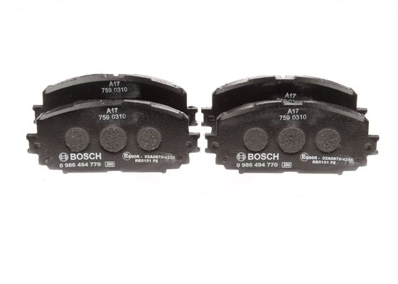 Bosch BP1944 Diskli fren balatası seti; ön