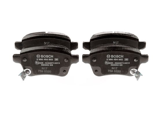 Bosch BP1976 Diskli fren balatası seti; arka