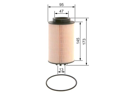 Bosch NM 003 Grey Line yakıt filtresi elemanı