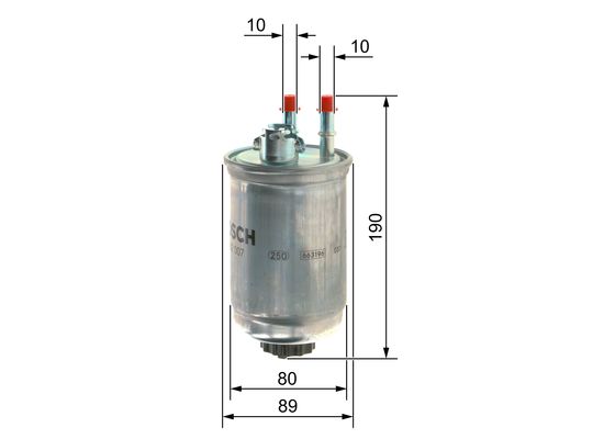 Bosch NM 007 Grey Line yakıt hattı filtresi
