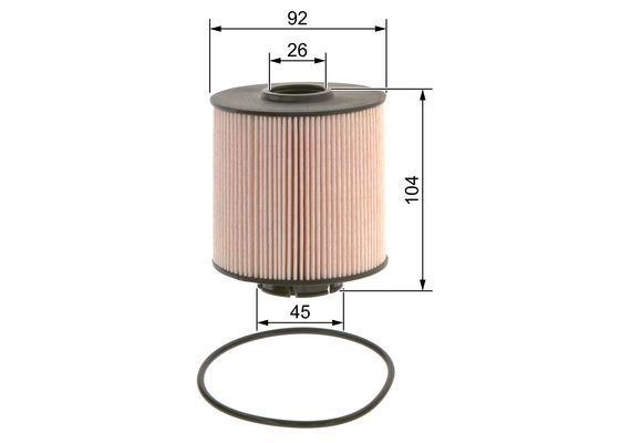 Bosch NM 009 Grey Line yakıt filtresi elemanı