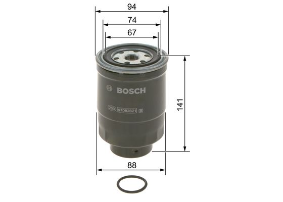 Bosch NM 019 Grey Line yakıt filtresi değiştirme kutusu