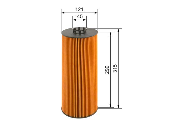 Wkład filtru olejowego