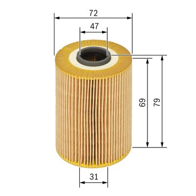 Wkład filtru olejowego
