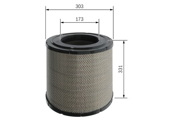 Bosch S 0275 Hava filtresi elemanı, Motor