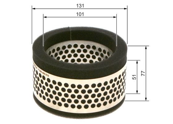 Bosch S 0610 Hava filtresi elemanı, Motor