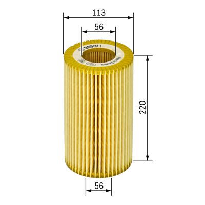 Wkład filtru olejowego