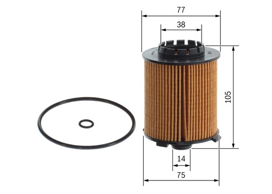 Wkład filtru olejowego